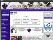 Tablet Screenshot of njhl.ca